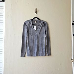 Grey Modal Long Sleeve Tee